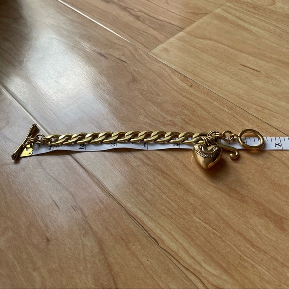 |Juicy Couturel Vintage Bubble Heart Charm Bracelet - Picture 7 of 7